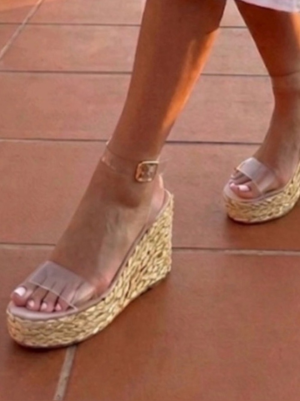 Forever 21 Sun-Drenched Espadrille Wedge size 9